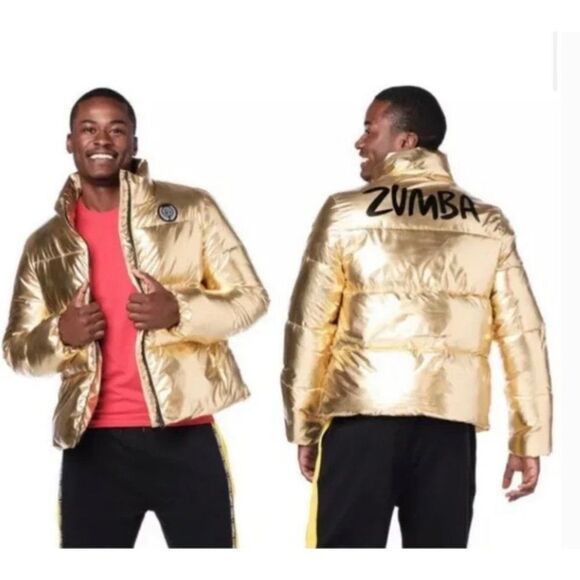 Zumba Gold Puffer Jacket Size XS - Picture 2 of 7